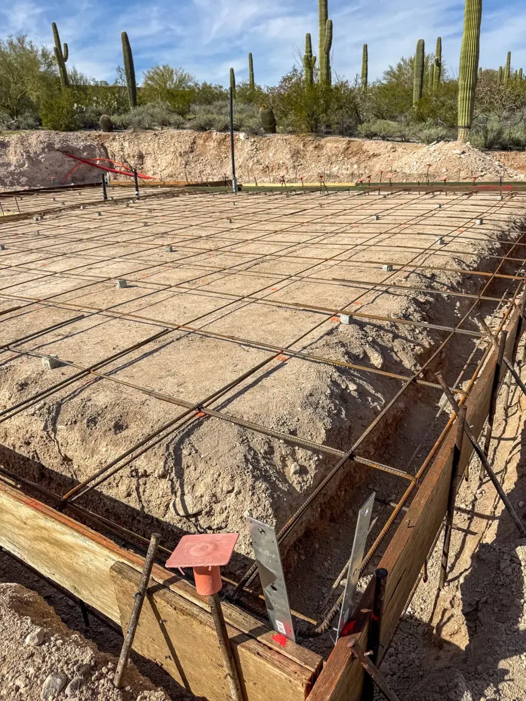 Reinforced concrete wall and footing work by Raycrete