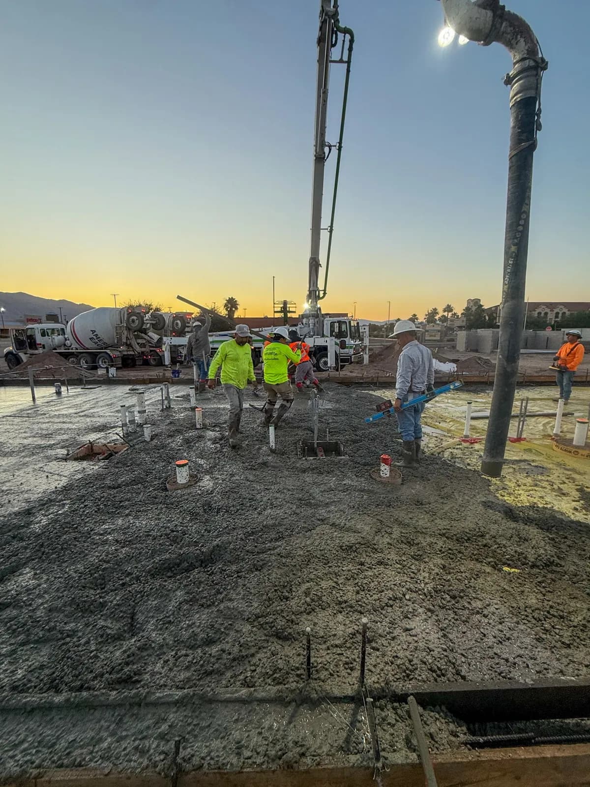 A Raycrete LLC concrete jobsite — Tucson, AZ