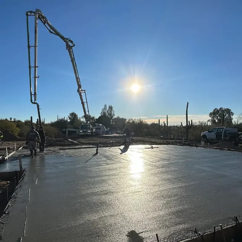 A Raycrete LLC concrete jobsite — Tucson, AZ