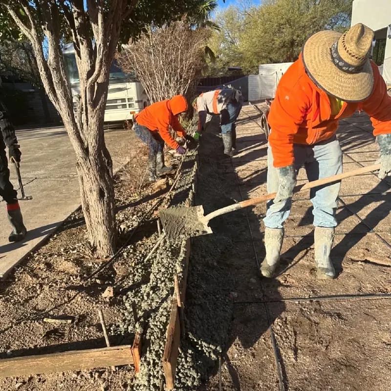 Concrete and masonry work by Raycrete LLC — Tucson, AZ